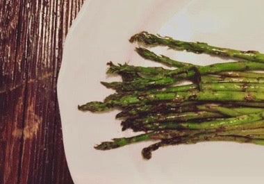 Balsamic Brown Butter Roasted Asparagus