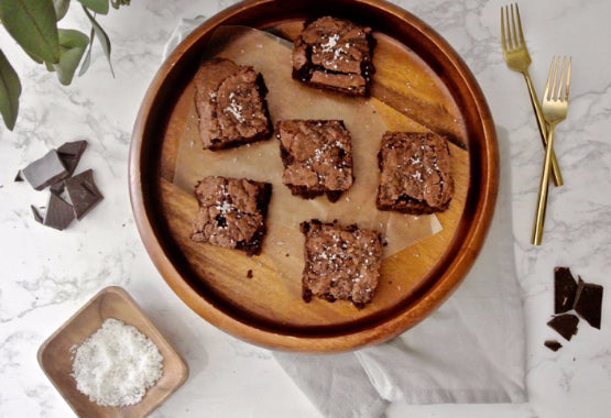 Fleur de Sel Salted Brownies Recipe