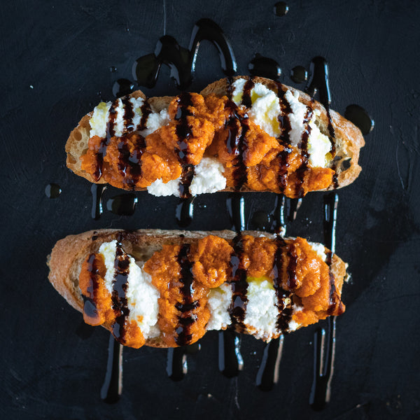 Pumpkin & Ricotta Bruschetta