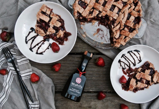 Strawberry Balsamic Pie