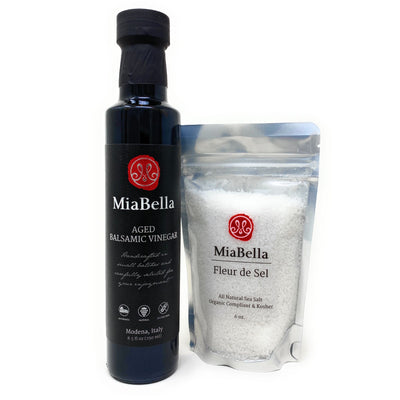 MiaBella Balsamic Vinegar + Fleur de Sel